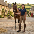 Waterproof Leather Winter Riding Boots for Women