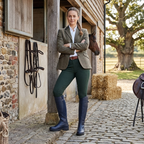 Waterproof Leather Winter Riding Boots for Women