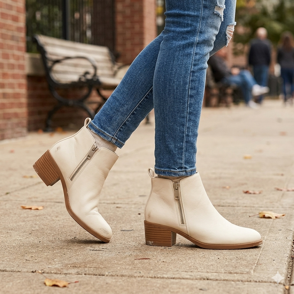 Women's Ankle Length Boots with side Zipper