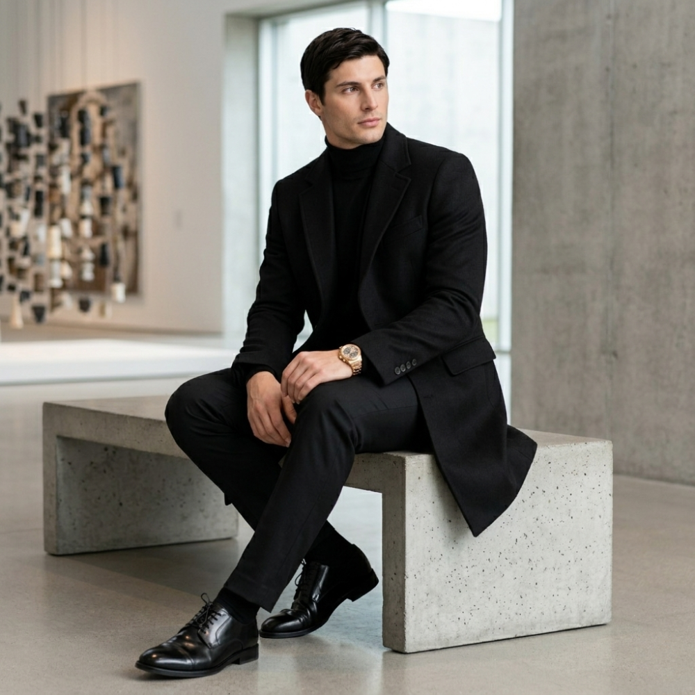 Jerry | Men's Single-Breasted Overcoat