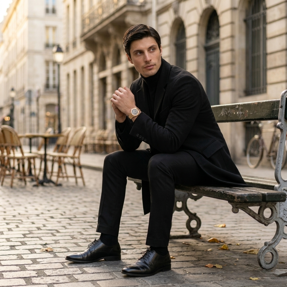 Jerry | Men's Single-Breasted Overcoat