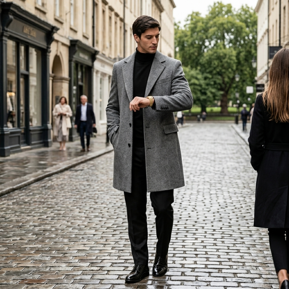 Jerry | Men's Single-Breasted Overcoat