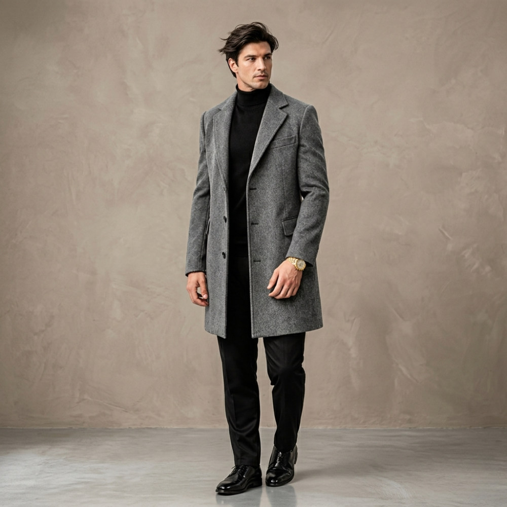 Jerry | Men's Single-Breasted Overcoat