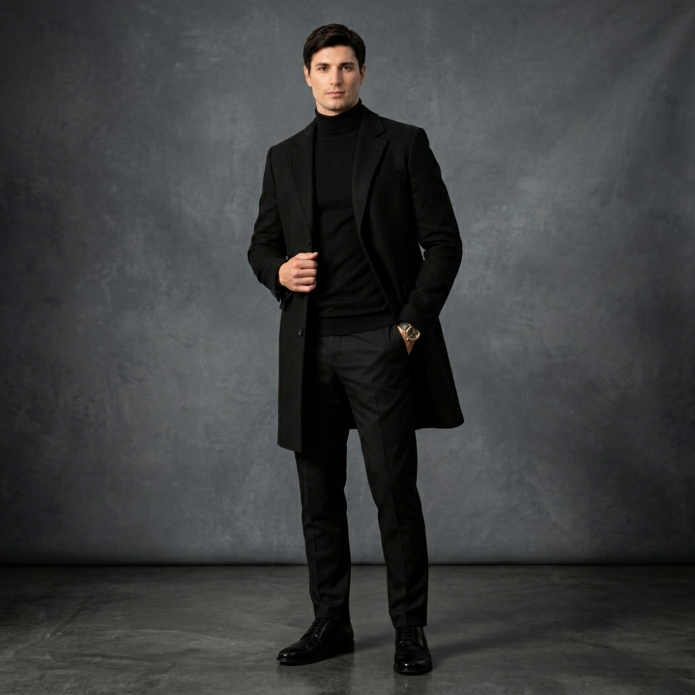 Jerry | Men's Single-Breasted Overcoat